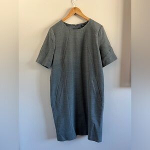 Brooks Brothers Gray Dress – Size 12, New with Tags